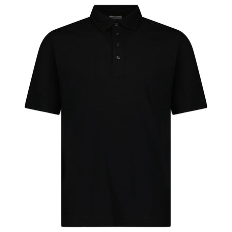 Moncler Edit Short Sleeve Polo Shirt in Black - Boinclo - Outlet Sale Under Retail
