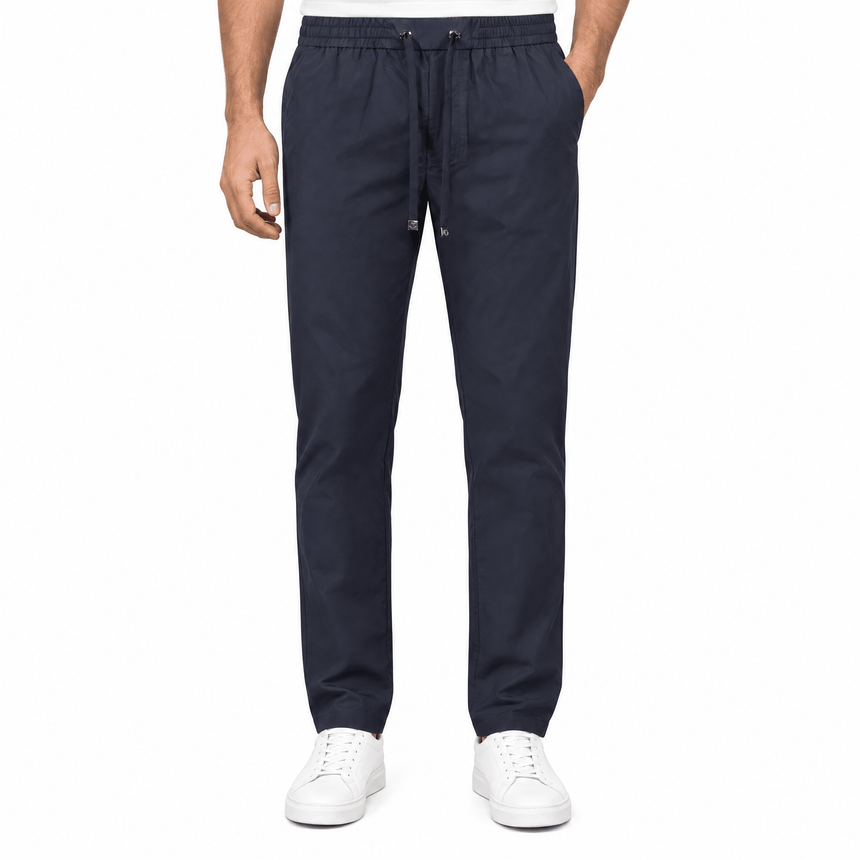 Moncler Edit Trousers in Navy - Boinclo - Outlet Sale Under Retail