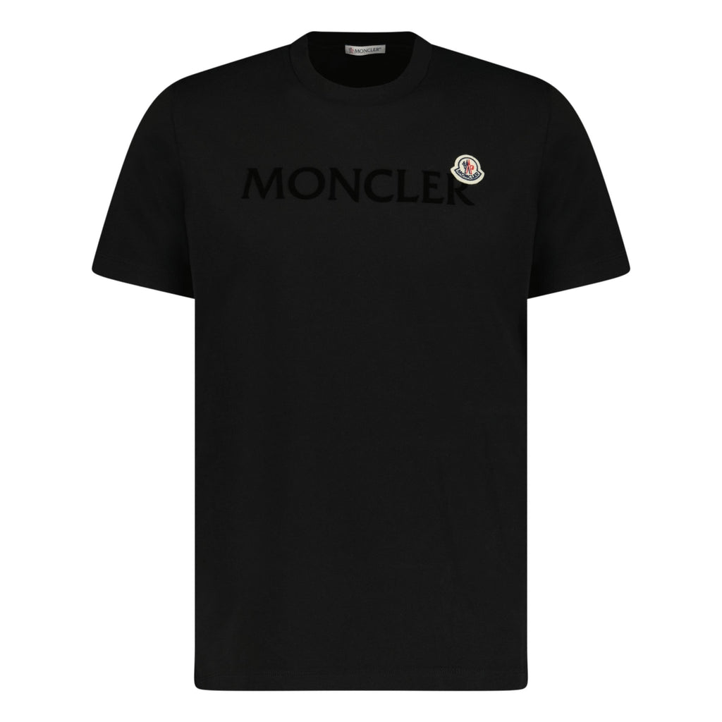 Moncler Embossed Logo T Shirt Black - Boinclo ltd - Outlet Sale Under Retail