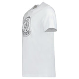 Moncler Embroidery T-Shirt in White - Boinclo - Outlet Sale Under Retail