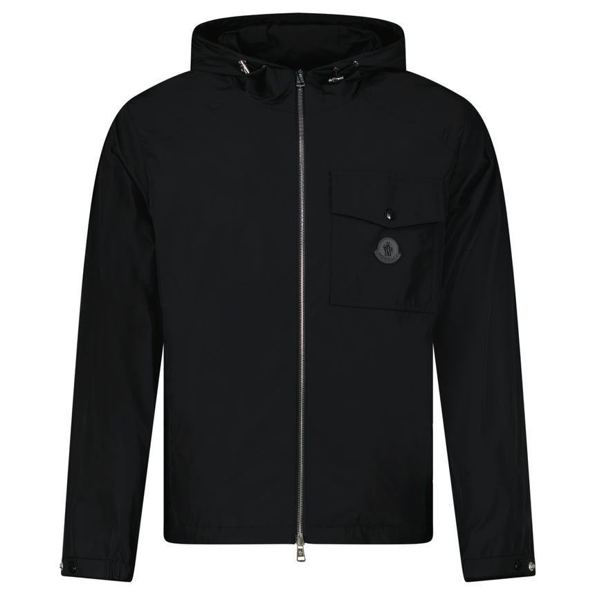 Moncler Fuyue Ghost Rubber Logo Jacket in Black - Boinclo - Outlet Sale Under Retail