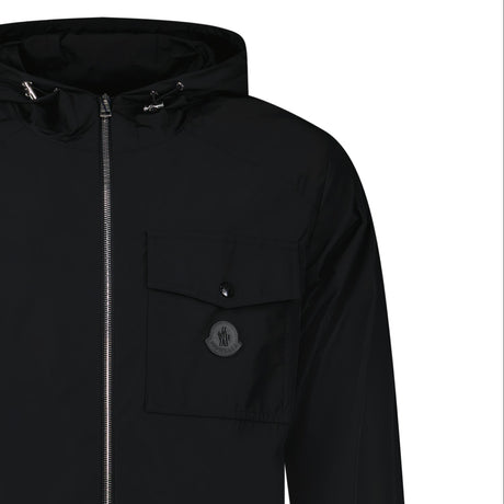 Moncler Fuyue Ghost Rubber Logo Jacket in Black - Boinclo - Outlet Sale Under Retail