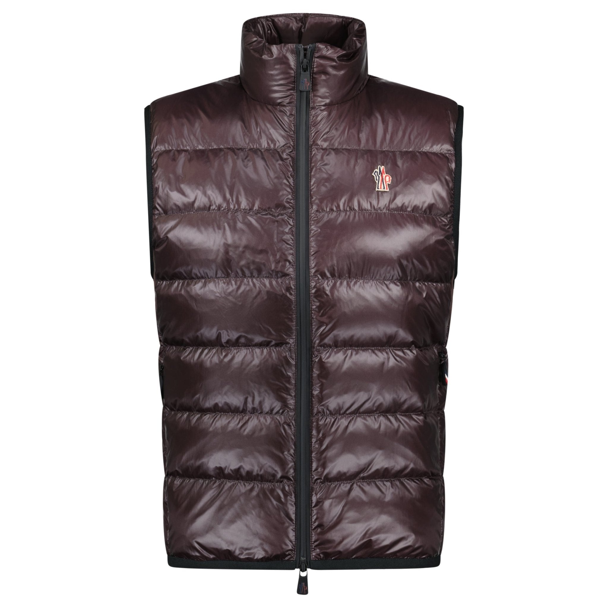 Moncler Grenoble Brown Quilted Down Vest Gilet Outlet Sale Always Under Retail Boinclo