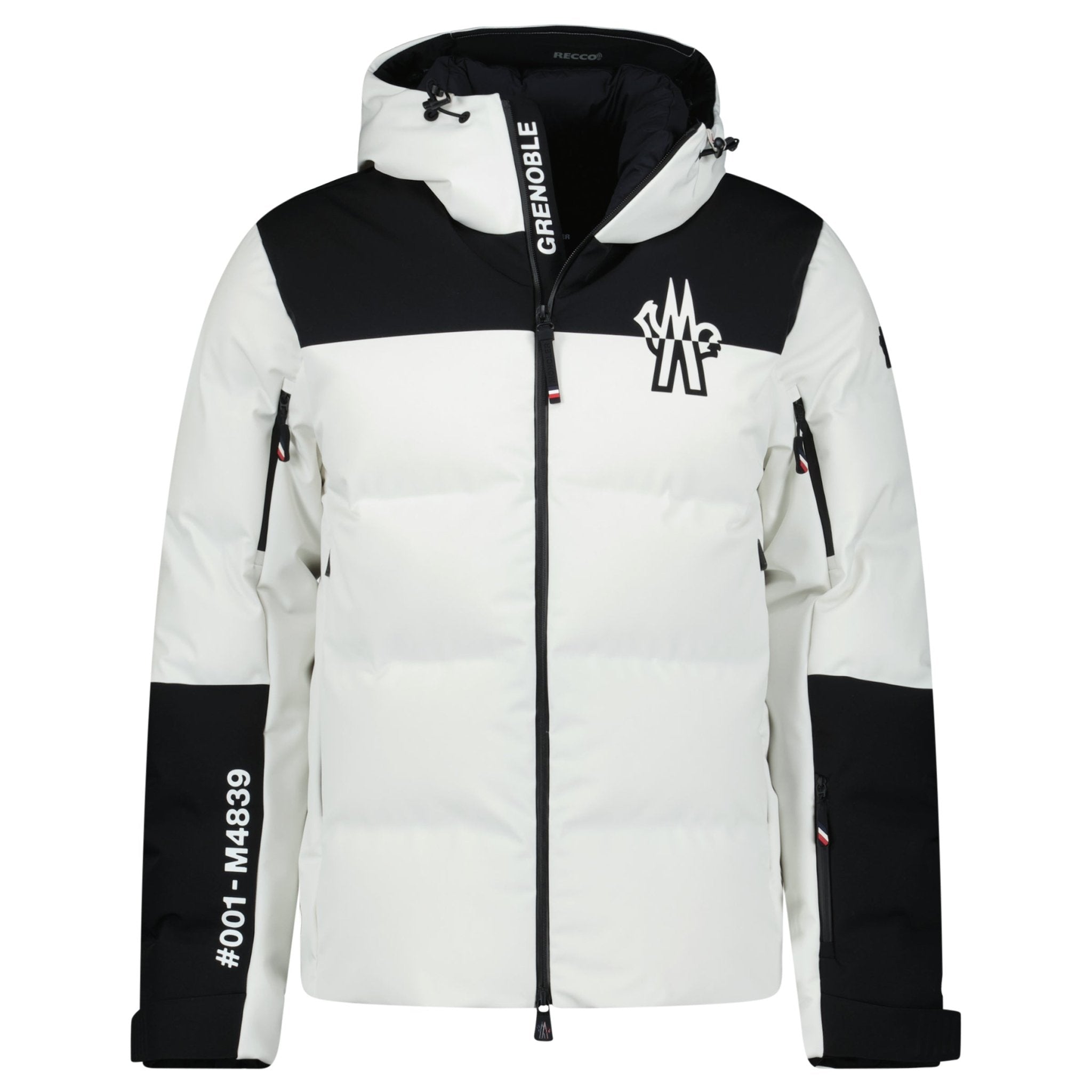 Moncler Grenoble 'Curtis' Jacket White & Black - Outlet Sale