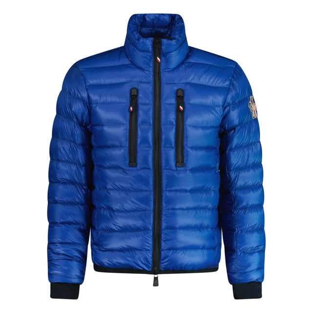 Moncler Grenoble Full Zip Down Jacket Blue - Boinclo - Outlet Sale Under Retail