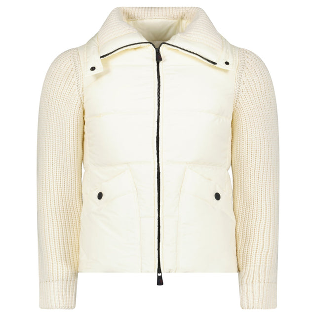 Moncler Grenoble Hybrid Jacket in Cream - Boinclo - Outlet Sale Under Retail