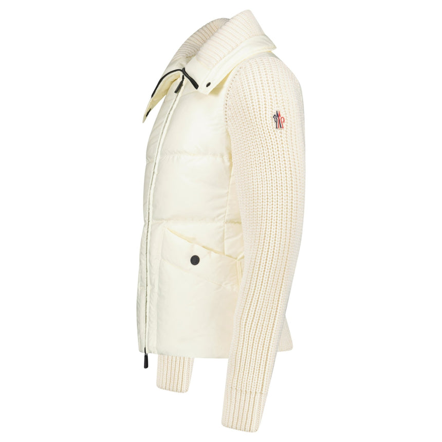 Moncler Grenoble Hybrid Jacket in Cream - Boinclo - Outlet Sale Under Retail