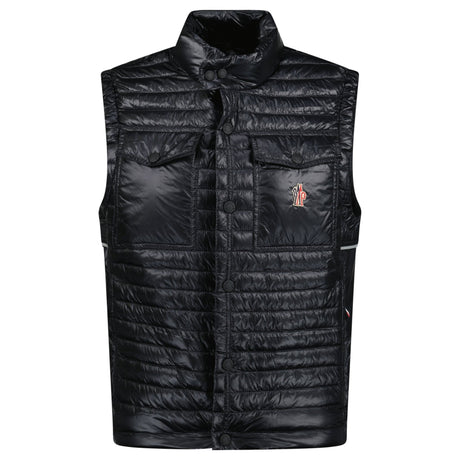 Moncler Grenoble 'Ollon' Fabric Gilet Black - Boinclo - Outlet Sale Under Retail