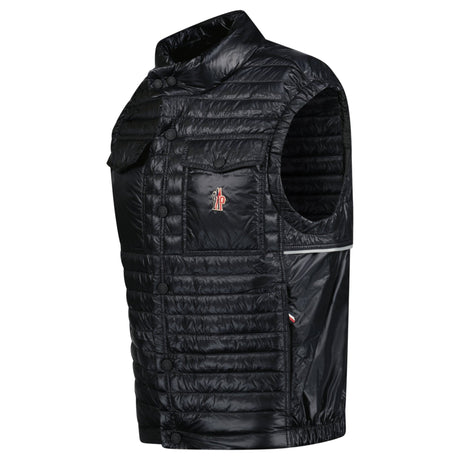 Moncler Grenoble 'Ollon' Fabric Gilet Black - Boinclo - Outlet Sale Under Retail