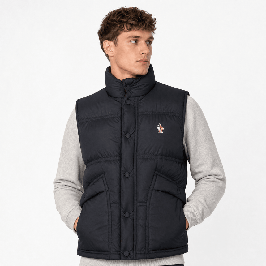 Moncler Grenoble Padded Gilet in Black - Boinclo - Outlet Sale Under Retail