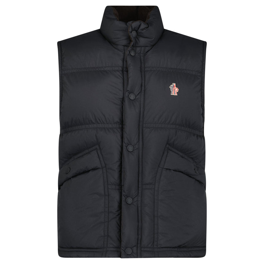 Moncler Grenoble Padded Gilet in Black - Boinclo - Outlet Sale Under Retail