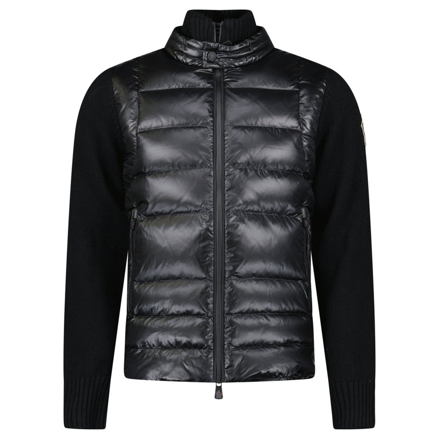 Moncler Grenoble Padded Wool Jacket Black - Boinclo - Outlet Sale Under Retail