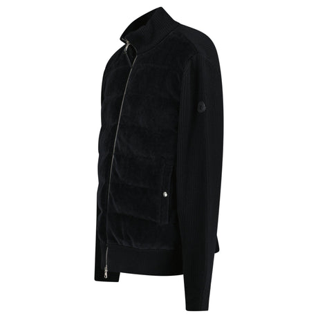 Moncler High - Neck Zip - Up Down Jacket in Black - Boinclo - Outlet Sale Under Retail