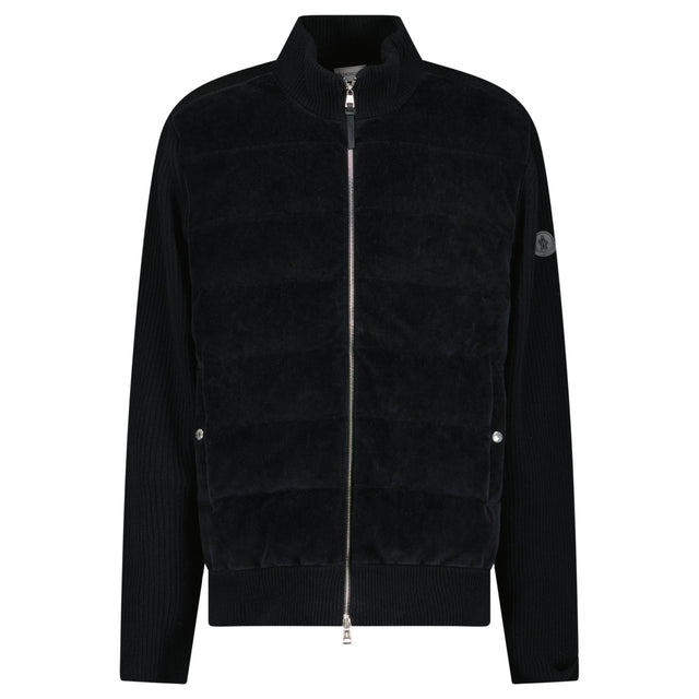 Moncler High - Neck Zip - Up Down Jacket in Black - Boinclo - Outlet Sale Under Retail