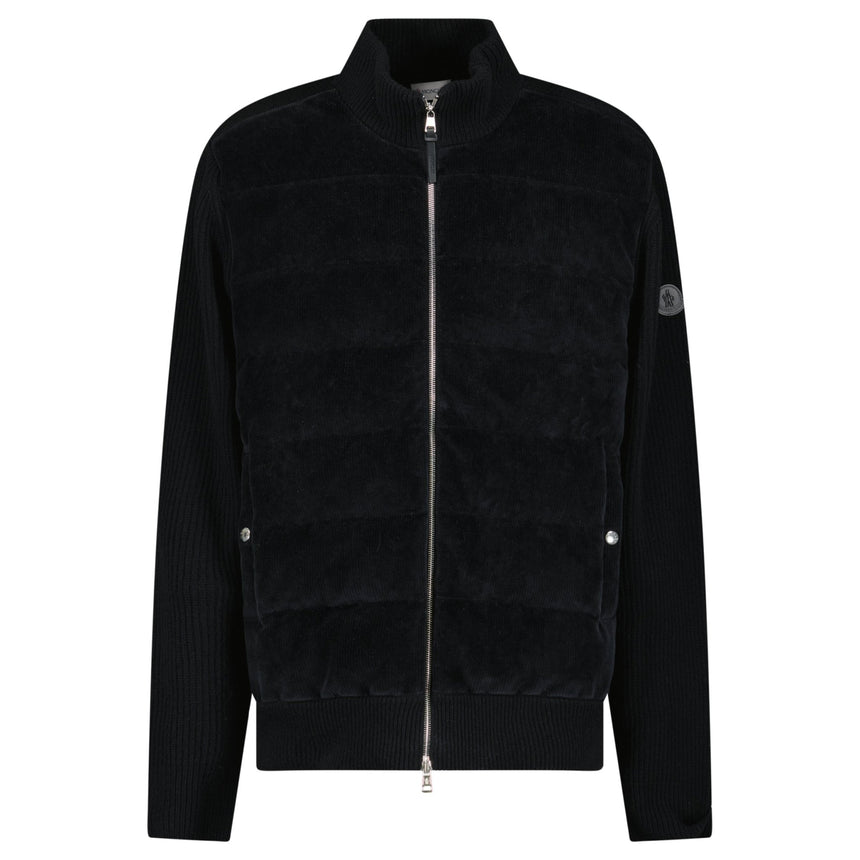 Moncler High - Neck Zip - Up Down Jacket in Black - Boinclo - Outlet Sale Under Retail