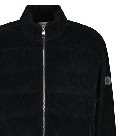 Moncler High - Neck Zip - Up Down Jacket in Black - Boinclo - Outlet Sale Under Retail