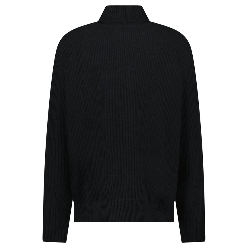 Moncler High - Neck Zip - Up Down Jacket in Black - Boinclo - Outlet Sale Under Retail