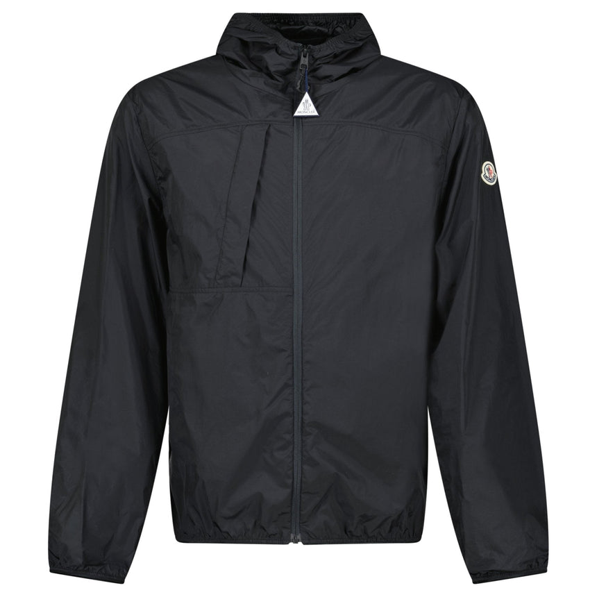 Moncler Hooded Haadrin Jacket in Sleek Black - Boinclo - Outlet Sale Under Retail