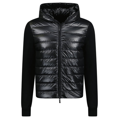 Moncler Hybrid 'Cardigan Tricot' Zip Down Ghost Logo Jacket Black - Boinclo - Outlet Sale Under Retail