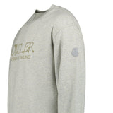 Moncler Khaki 'Tomorrow is Smiling' Print Long Sleeve T-Shirt in Grey - Boinclo - Outlet Sale Under Retail