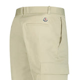 Moncler Logo Cargo Trousers Beige - Boinclo - Outlet Sale Under Retail