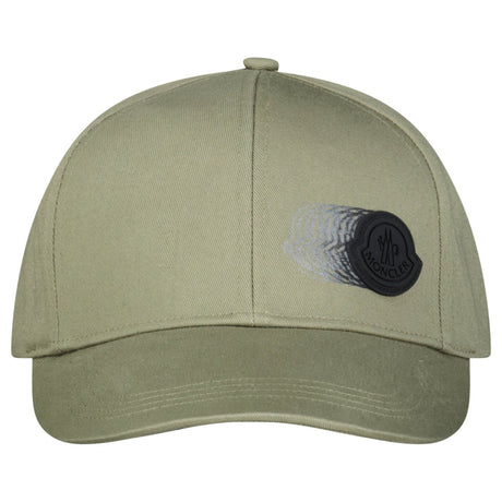 Moncler Logo Patch Cap in Khaki - Boinclo - Outlet Sale Under Retail