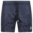 Moncler Logo Patch Swim Shorts in Navy - Boinclo - Outlet Sale Under Retail
