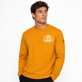 Moncler Logo Print Long Sleeve T-Shirt in Orange - Boinclo - Outlet Sale Under Retail