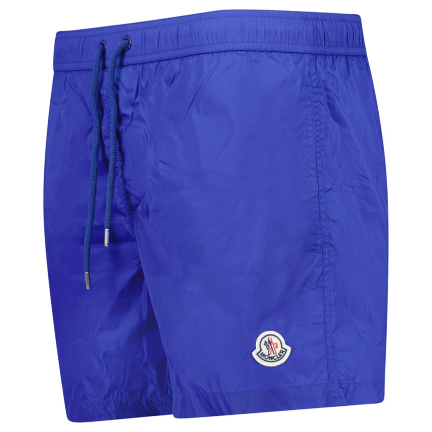 Moncler Logo Swim Shorts Blue - Boinclo - Outlet Sale Under Retail