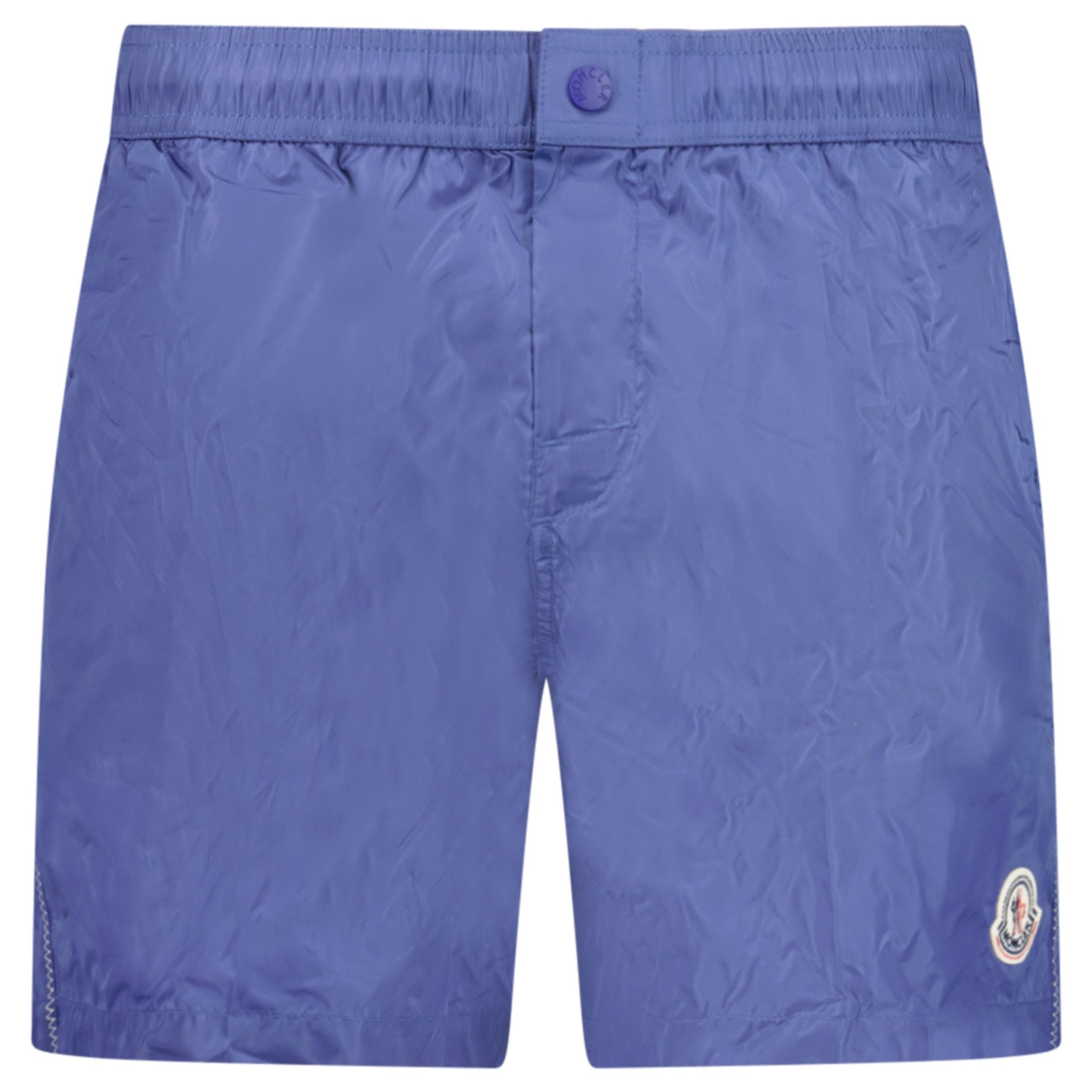 Color variation of Moncler Logo Swim Shorts in Cobalt Blue