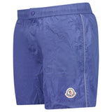 Moncler Logo Swim Shorts in Cobalt Blue - Boinclo - Outlet Sale Under Retail