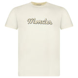 Moncler Logo T-Shirt White - Boinclo - Outlet Sale Under Retail