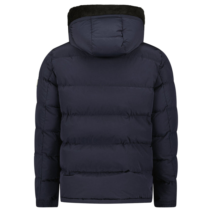 Moncler Marcelettes Quilted Down Jacket in Navy - Boinclo - Outlet Sale Under Retail