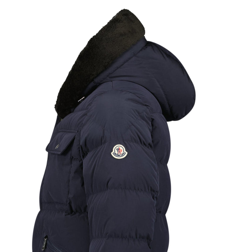 Moncler Marcelettes Quilted Down Jacket in Navy - Boinclo - Outlet Sale Under Retail