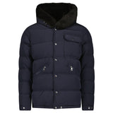 Moncler Marcelettes Quilted Down Jacket in Navy - Boinclo - Outlet Sale Under Retail