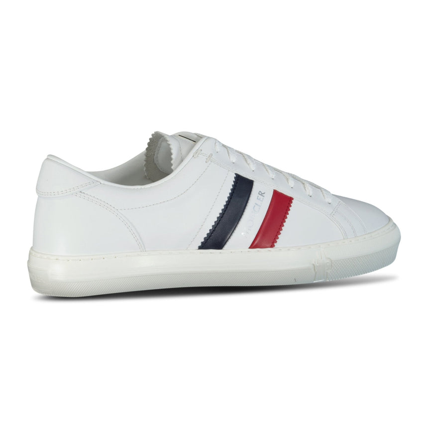Moncler Monaco Leather Trainers in Classic White - Boinclo - Outlet Sale Under Retail