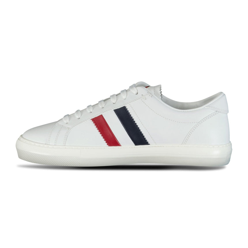 Moncler Monaco Leather Trainers in Classic White - Boinclo - Outlet Sale Under Retail