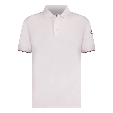Moncler 2 Button Polo T-Shirt White - Boinclo - Outlet Sale Under Retail