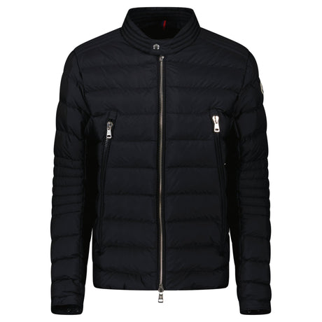 Moncler Amiot Down Biker Jacket in Black - Boinclo - Outlet Sale Under Retail