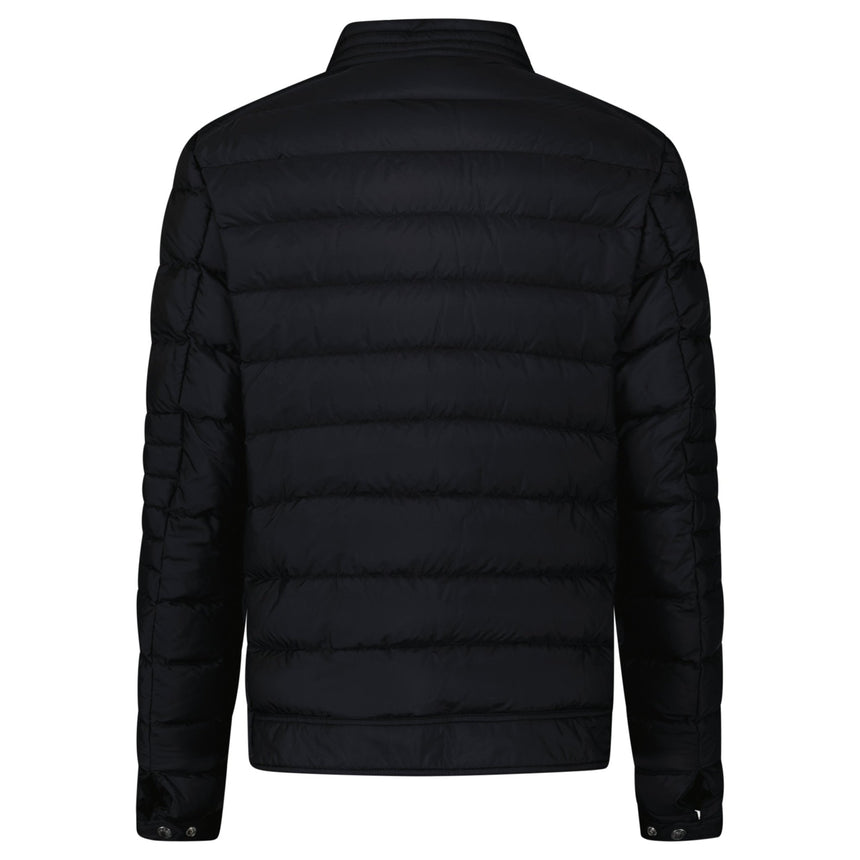 Moncler Amiot Down Biker Jacket in Black - Boinclo - Outlet Sale Under Retail
