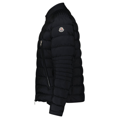 Moncler Amiot Down Biker Jacket in Black - Boinclo - Outlet Sale Under Retail