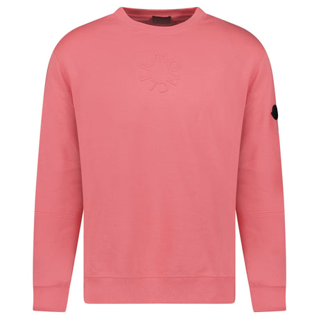 Moncler Embossed Logo Sweatshirt Pink - Boinclo - Outlet Sale Under Retail