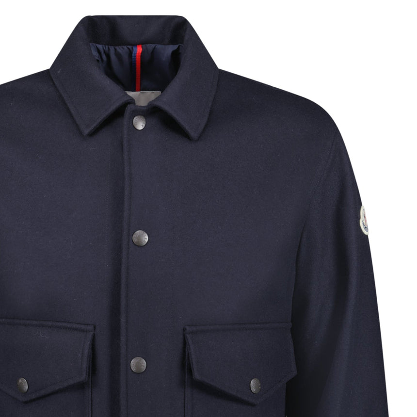 Moncler Fredarola Shirt Jacket in Dark Navy - Boinclo - Outlet Sale Under Retail