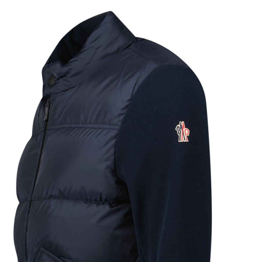 Moncler Grenoble Padded Cardigan in Navy - Boinclo - Outlet Sale Under Retail