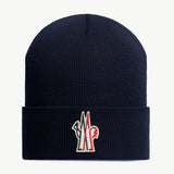Moncler Grenoble Wool Beanie Hat Navy - Boinclo - Outlet Sale Under Retail