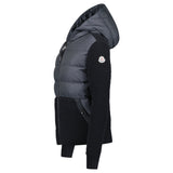 Moncler Padded Zip Cardigan in Black - Boinclo - Outlet Sale Under Retail