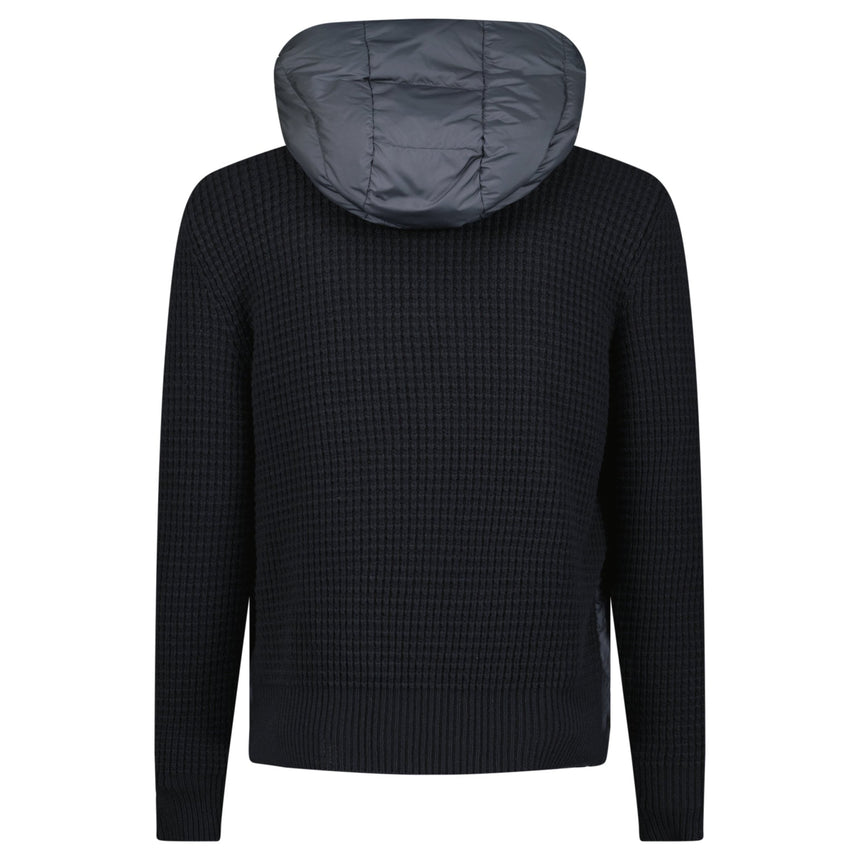 Moncler Padded Zip Cardigan in Black - Boinclo - Outlet Sale Under Retail