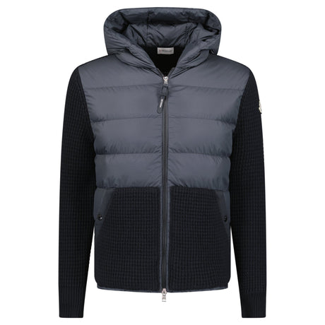 Moncler Padded Zip Cardigan in Black - Boinclo - Outlet Sale Under Retail