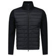 Moncler Padded Zip - Up Cardigan in Black - Boinclo - Outlet Sale Under Retail