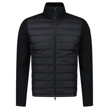 Moncler Padded Zip - Up Cardigan in Black - Boinclo - Outlet Sale Under Retail